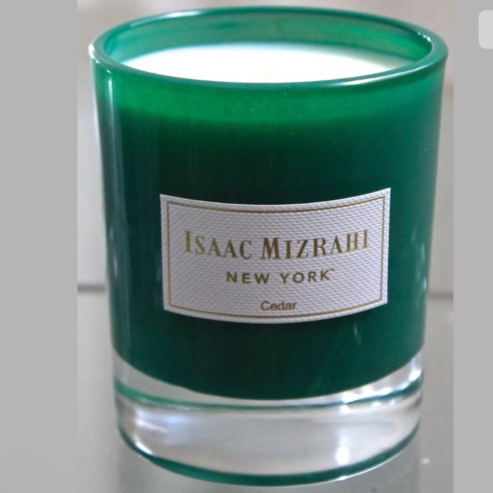 ISAAC MIZHARI NEW YORK CANDLE CEDAR SCENTED NEW